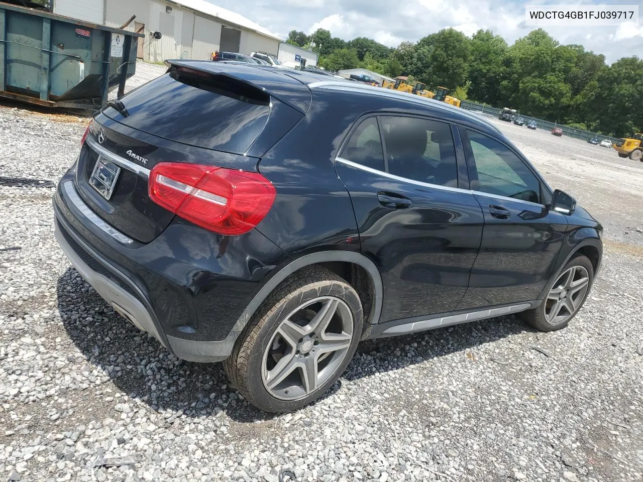 2015 Mercedes-Benz Gla 250 4Matic VIN: WDCTG4GB1FJ039717 Lot: 65111914