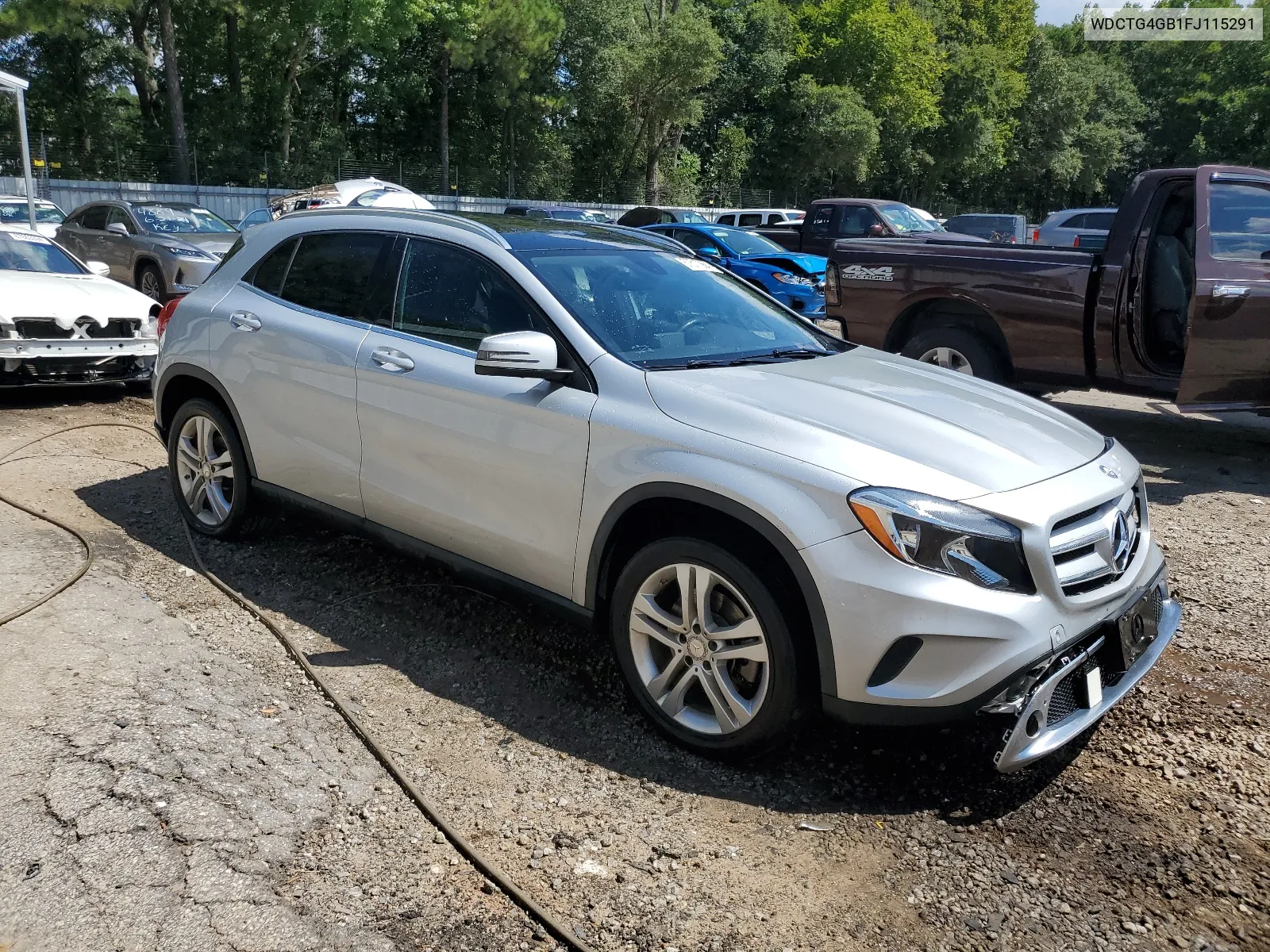 2015 Mercedes-Benz Gla 250 4Matic VIN: WDCTG4GB1FJ115291 Lot: 67517064