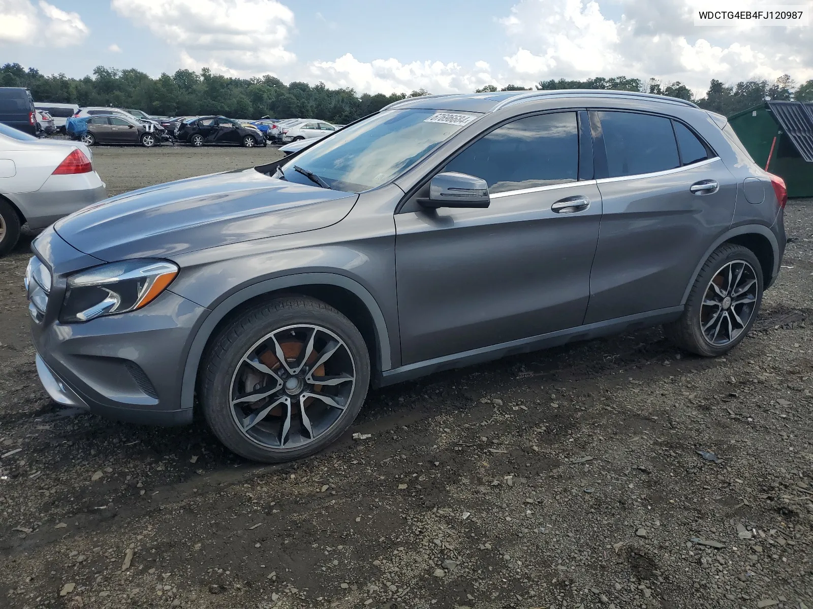 2015 Mercedes-Benz Gla 250 VIN: WDCTG4EB4FJ120987 Lot: 67696684