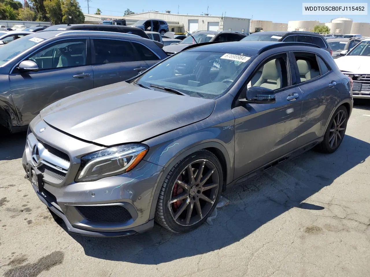 2015 Mercedes-Benz Gla 45 Amg VIN: WDDTG5CB0FJ115452 Lot: 67698984