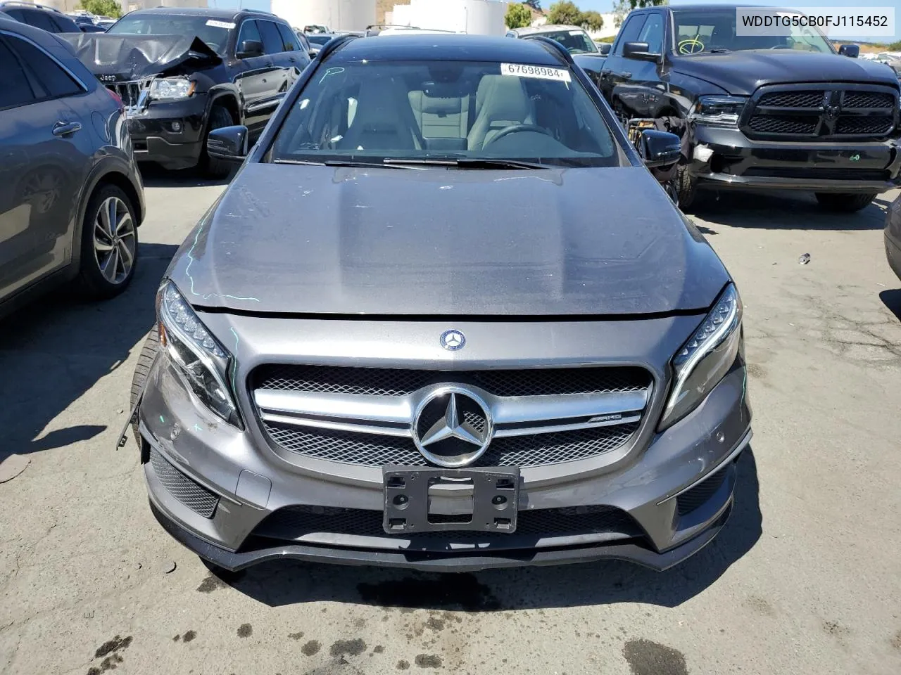 2015 Mercedes-Benz Gla 45 Amg VIN: WDDTG5CB0FJ115452 Lot: 67698984