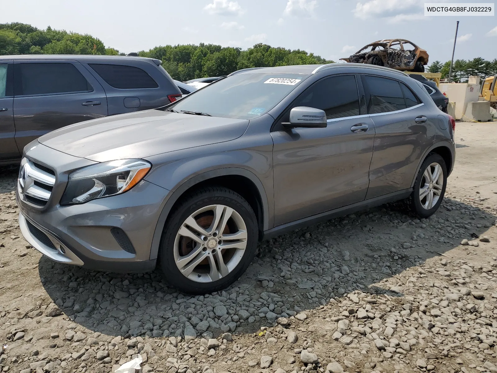 2015 Mercedes-Benz Gla 250 4Matic VIN: WDCTG4GB8FJ032229 Lot: 67820254