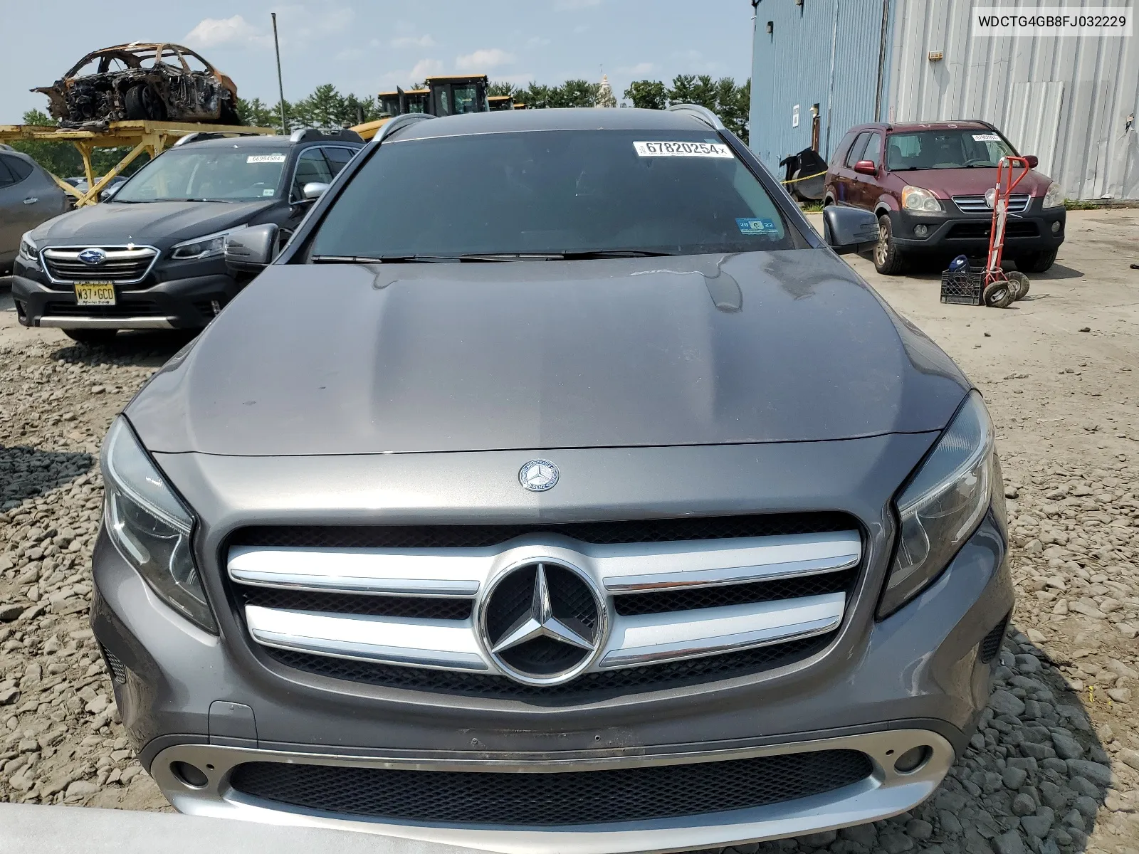 2015 Mercedes-Benz Gla 250 4Matic VIN: WDCTG4GB8FJ032229 Lot: 67820254