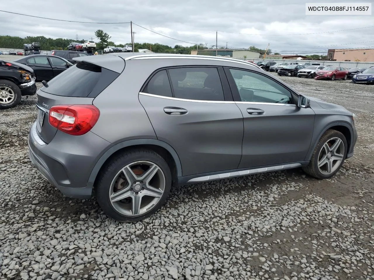 2015 Mercedes-Benz Gla 250 4Matic VIN: WDCTG4GB8FJ114557 Lot: 69478974