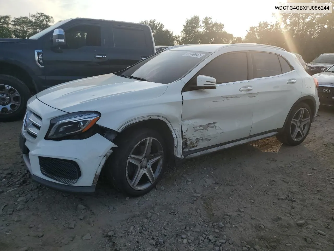 2015 Mercedes-Benz Gla 250 4Matic VIN: WDCTG4GBXFJ086244 Lot: 69746044