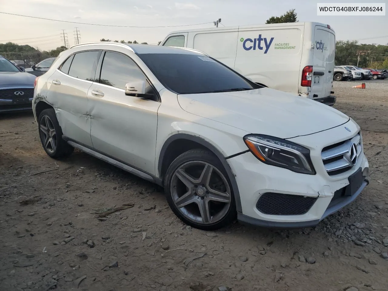 2015 Mercedes-Benz Gla 250 4Matic VIN: WDCTG4GBXFJ086244 Lot: 69746044