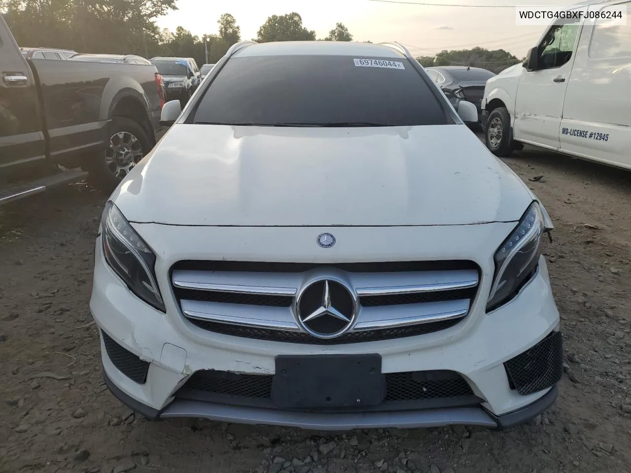 2015 Mercedes-Benz Gla 250 4Matic VIN: WDCTG4GBXFJ086244 Lot: 69746044