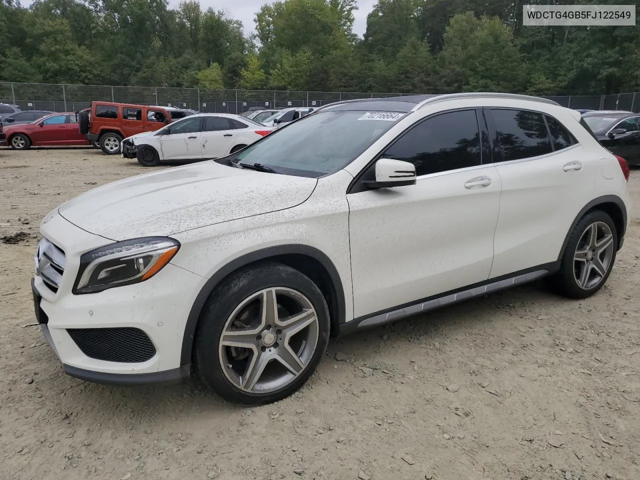 2015 Mercedes-Benz Gla 250 4Matic VIN: WDCTG4GB5FJ122549 Lot: 70216664