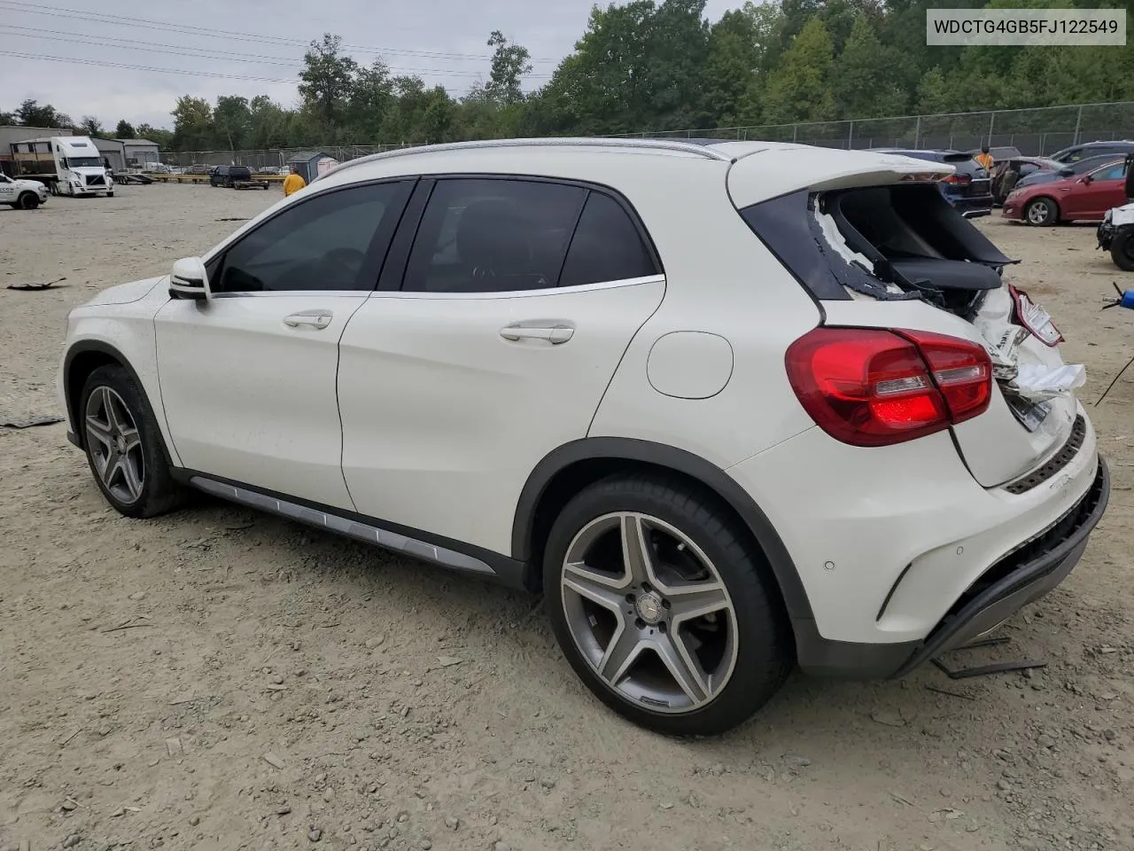 2015 Mercedes-Benz Gla 250 4Matic VIN: WDCTG4GB5FJ122549 Lot: 70216664