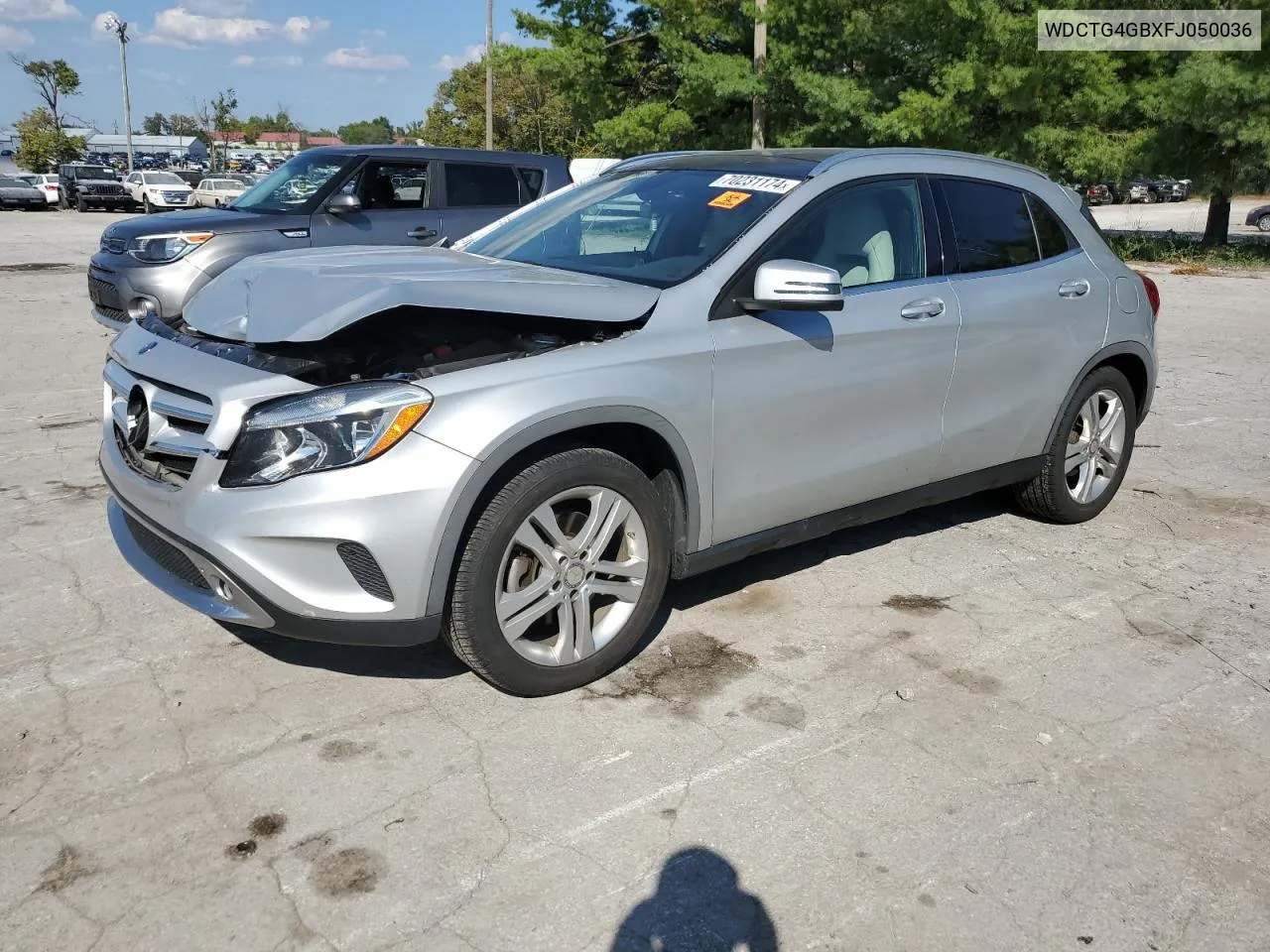 2015 Mercedes-Benz Gla 250 4Matic VIN: WDCTG4GBXFJ050036 Lot: 70231174