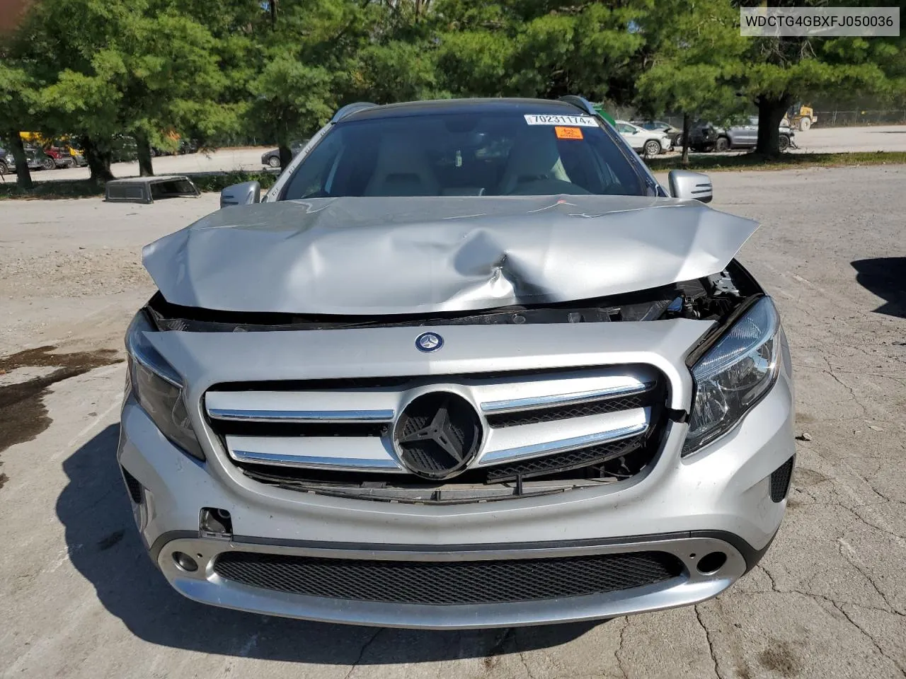 2015 Mercedes-Benz Gla 250 4Matic VIN: WDCTG4GBXFJ050036 Lot: 70231174