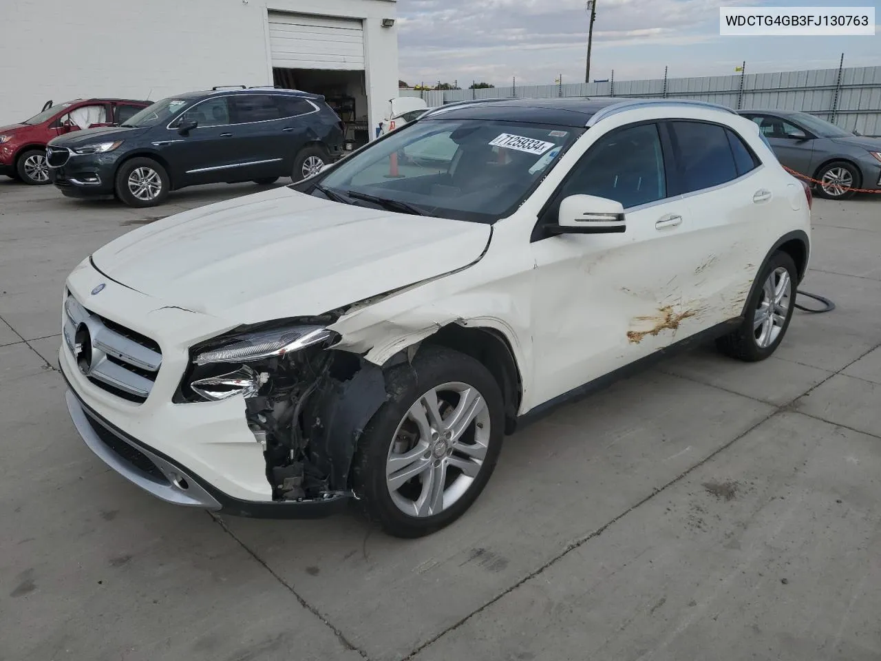 2015 Mercedes-Benz Gla 250 4Matic VIN: WDCTG4GB3FJ130763 Lot: 71259334