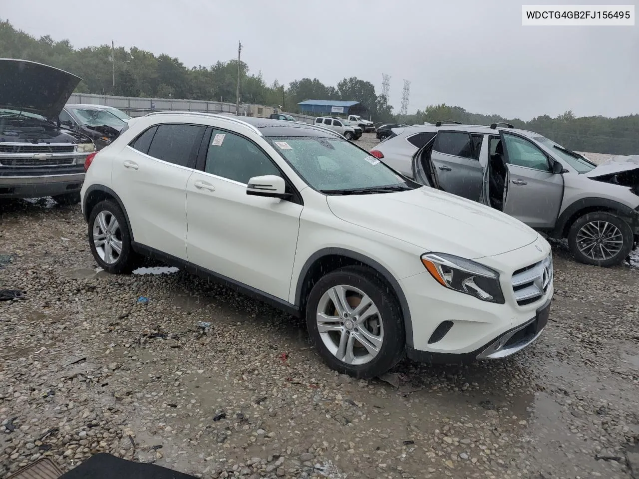 2015 Mercedes-Benz Gla 250 4Matic VIN: WDCTG4GB2FJ156495 Lot: 71586544