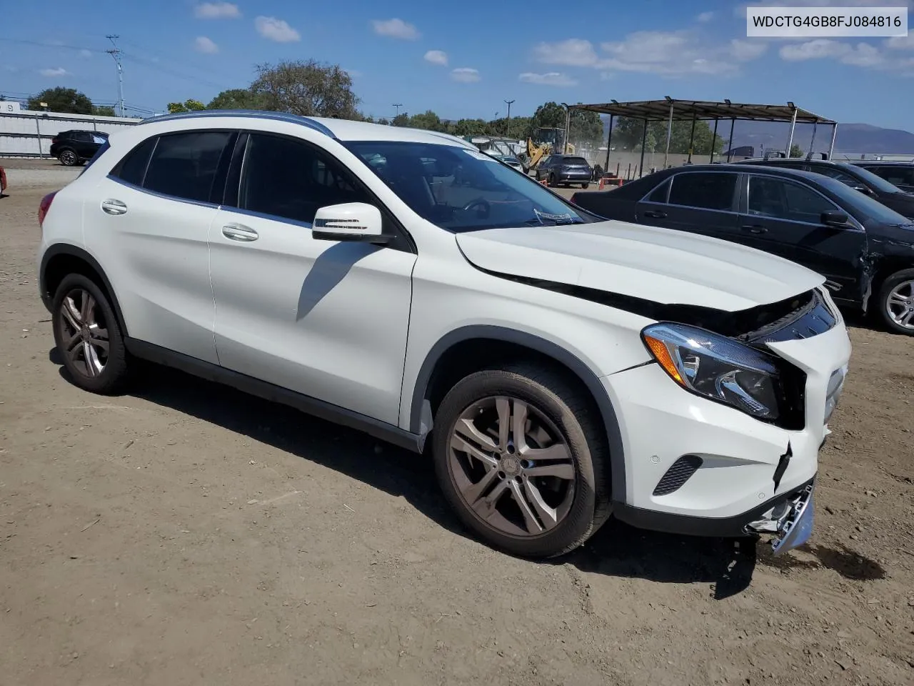 2015 Mercedes-Benz Gla 250 4Matic VIN: WDCTG4GB8FJ084816 Lot: 71850504