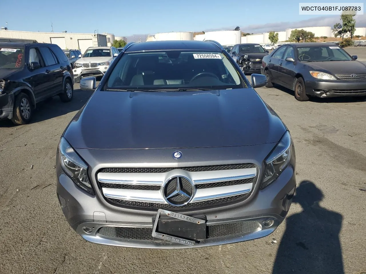 2015 Mercedes-Benz Gla 250 4Matic VIN: WDCTG4GB1FJ087783 Lot: 72558594