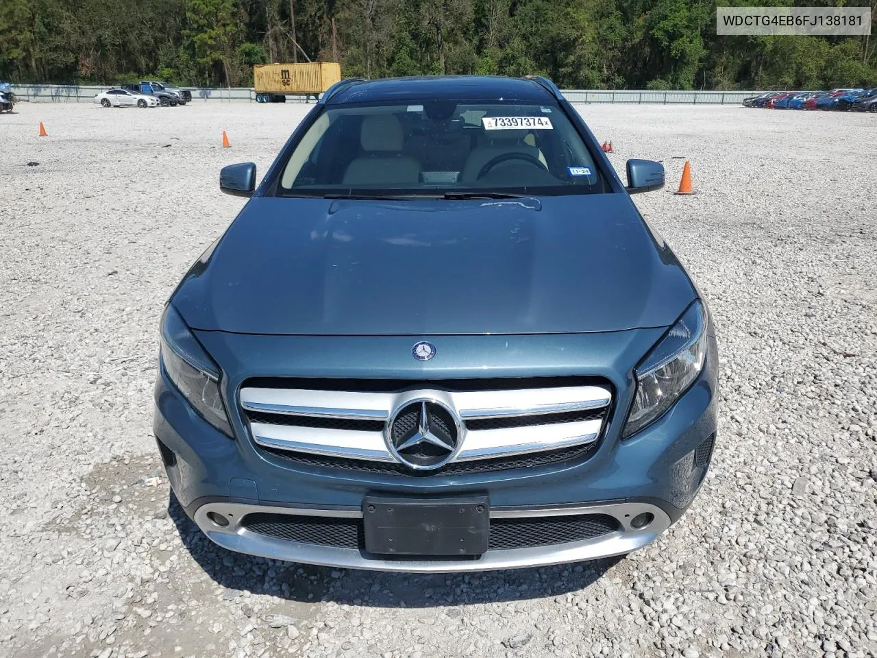 2015 Mercedes-Benz Gla 250 VIN: WDCTG4EB6FJ138181 Lot: 73397374