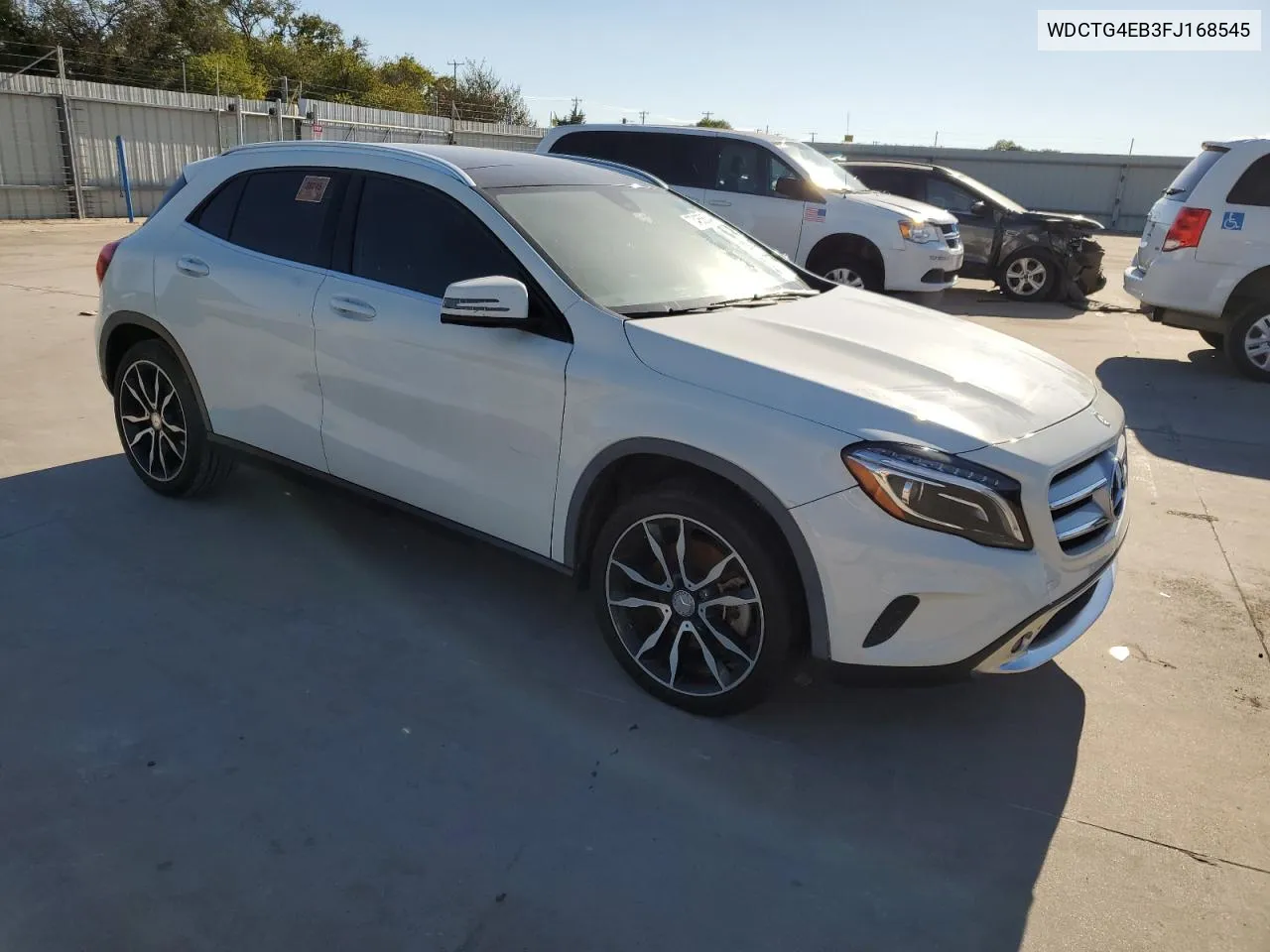 2015 Mercedes-Benz Gla 250 VIN: WDCTG4EB3FJ168545 Lot: 73485634