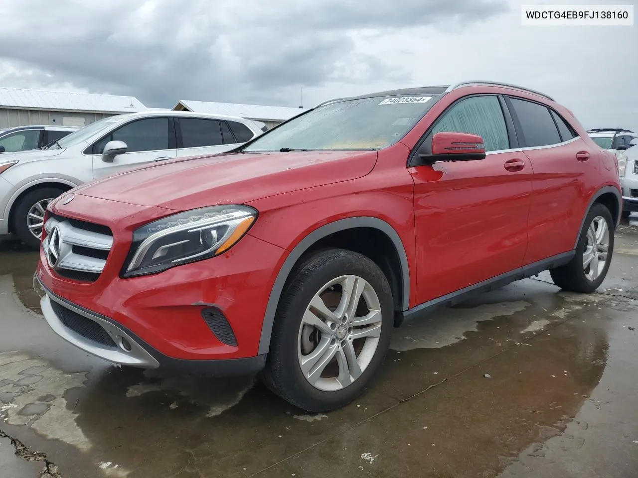 2015 Mercedes-Benz Gla 250 VIN: WDCTG4EB9FJ138160 Lot: 74023354