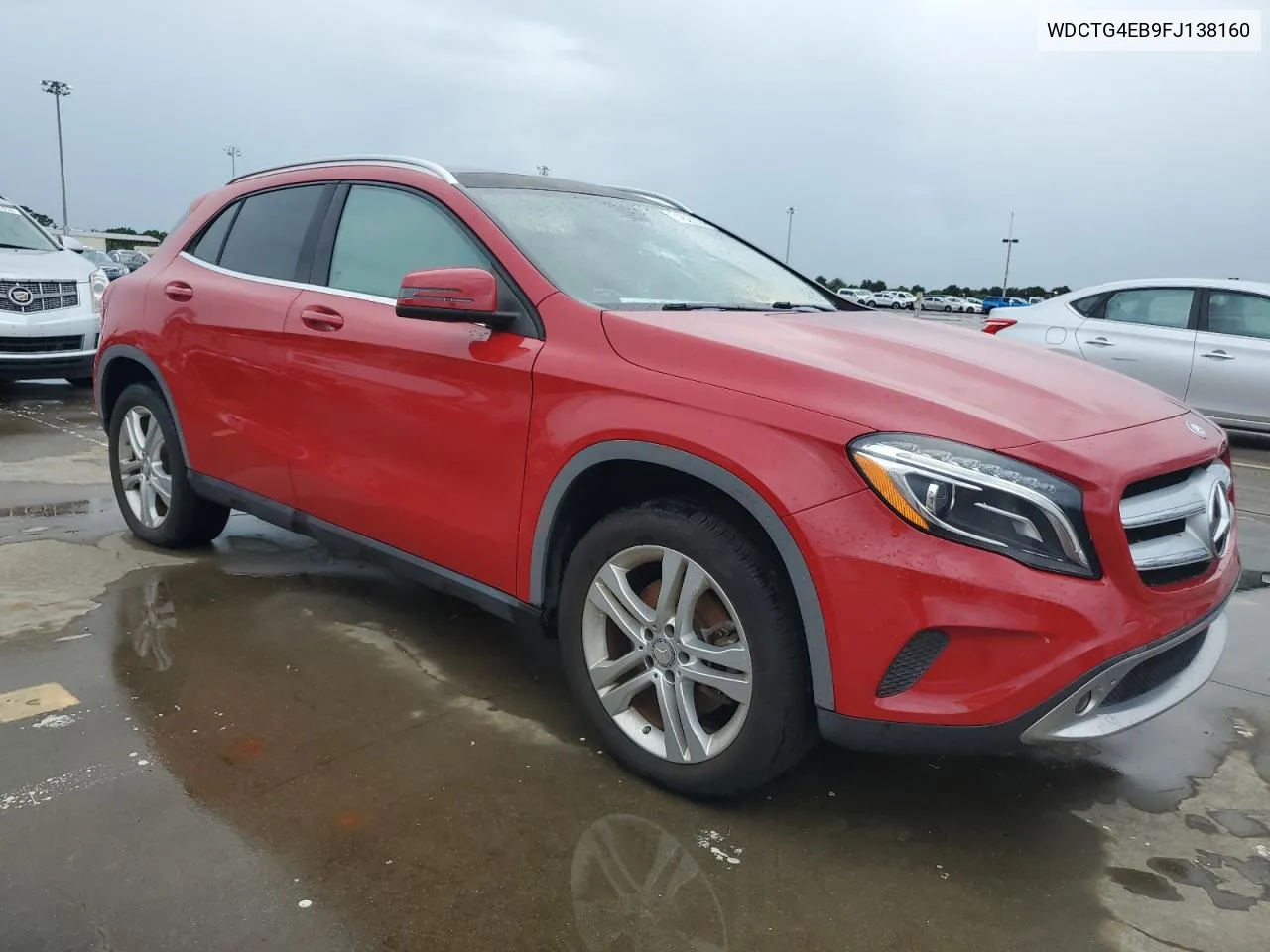 2015 Mercedes-Benz Gla 250 VIN: WDCTG4EB9FJ138160 Lot: 74023354