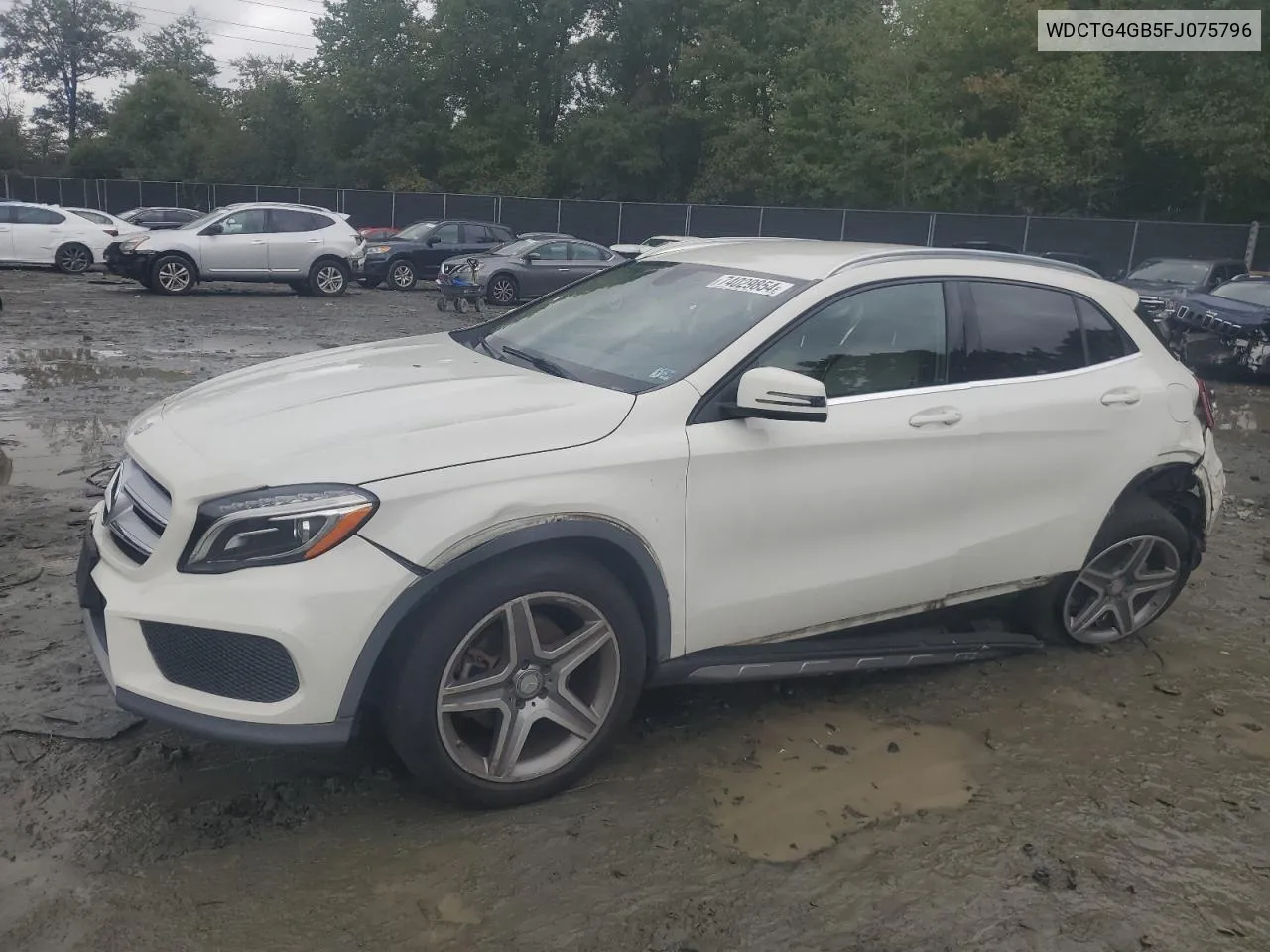 2015 Mercedes-Benz Gla 250 4Matic VIN: WDCTG4GB5FJ075796 Lot: 74029854