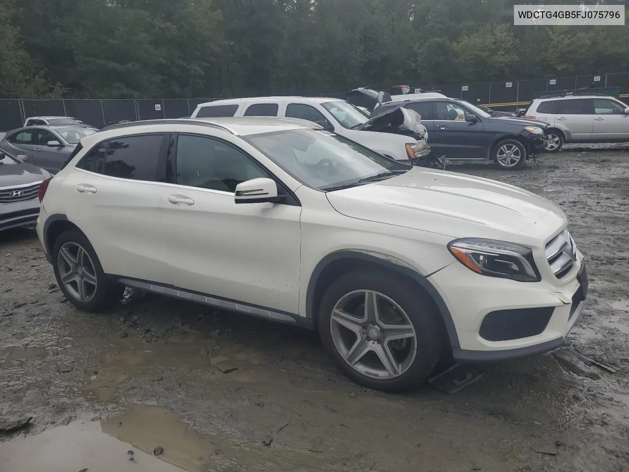 2015 Mercedes-Benz Gla 250 4Matic VIN: WDCTG4GB5FJ075796 Lot: 74029854