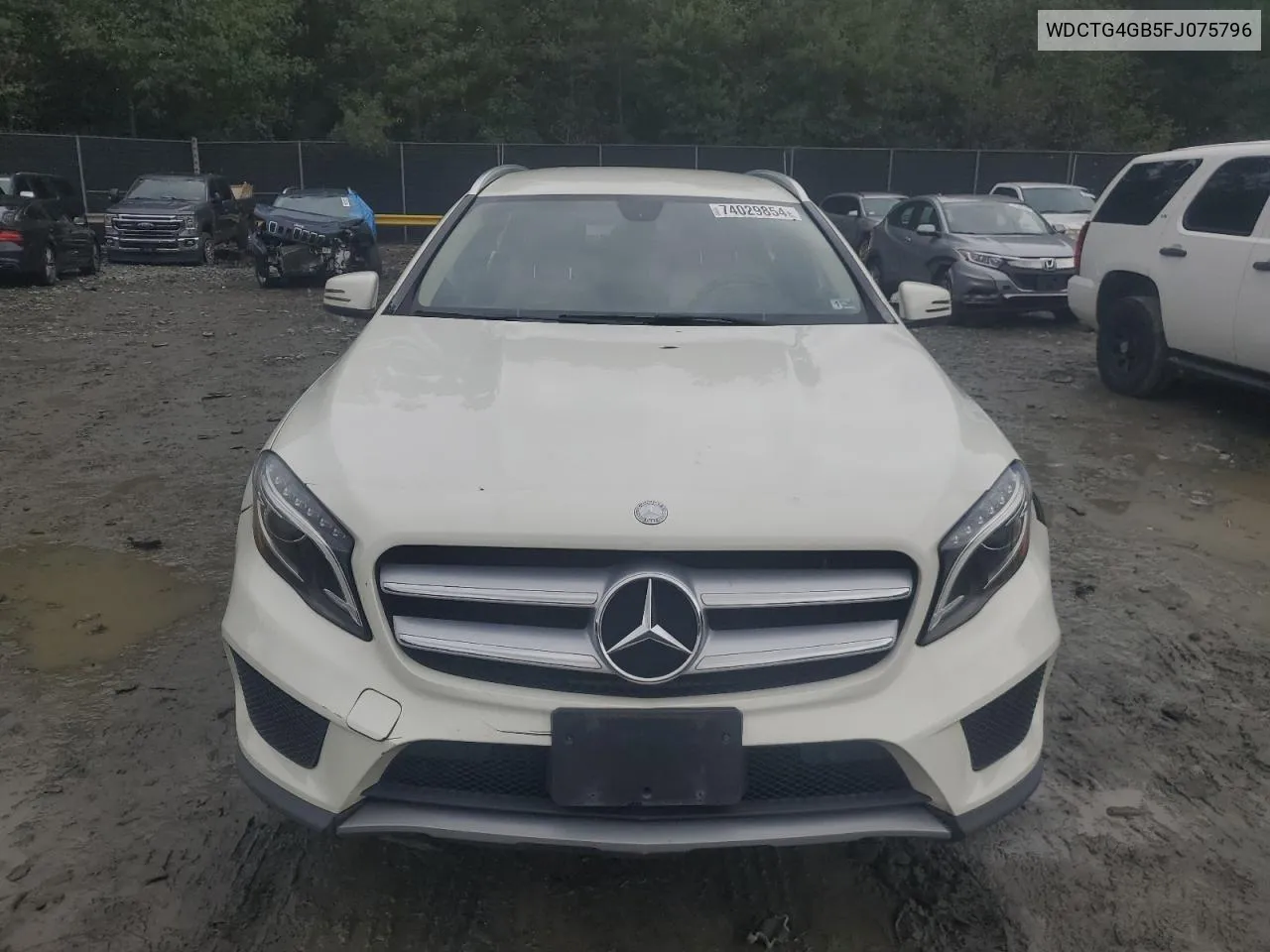 2015 Mercedes-Benz Gla 250 4Matic VIN: WDCTG4GB5FJ075796 Lot: 74029854