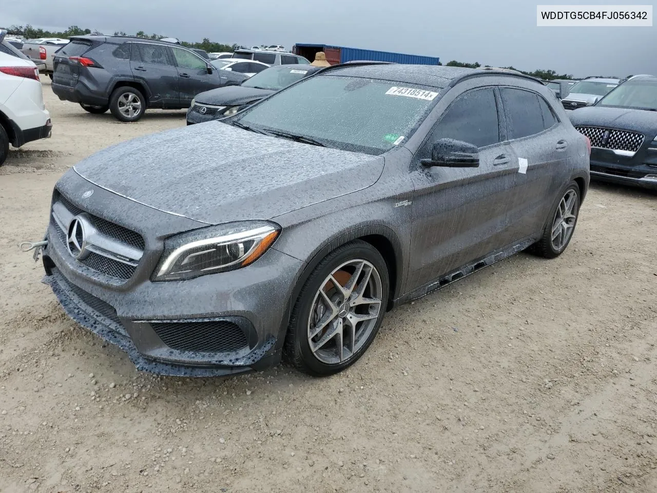 2015 Mercedes-Benz Gla 45 Amg VIN: WDDTG5CB4FJ056342 Lot: 74318514