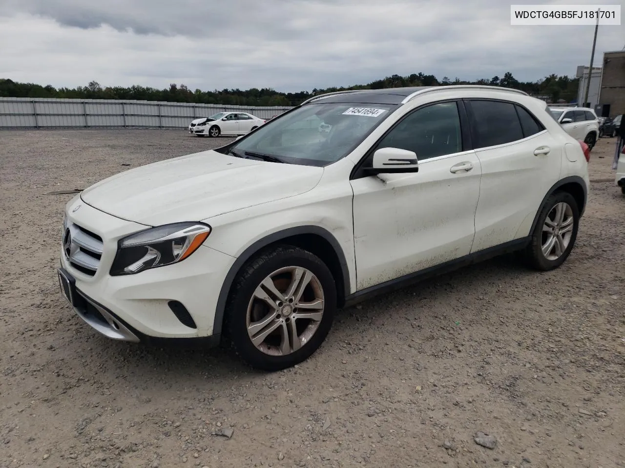 2015 Mercedes-Benz Gla 250 4Matic VIN: WDCTG4GB5FJ181701 Lot: 74541694