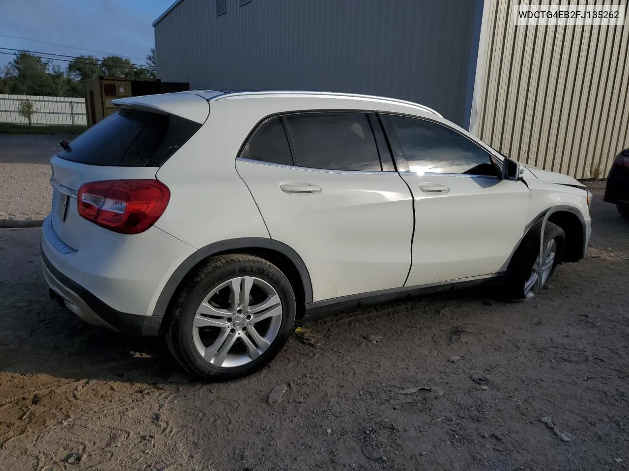 2015 Mercedes-Benz Gla 250 VIN: WDCTG4EB2FJ135262 Lot: 74640404