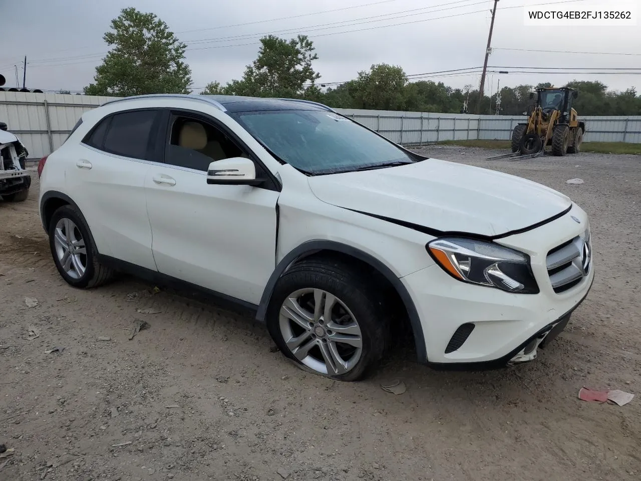 2015 Mercedes-Benz Gla 250 VIN: WDCTG4EB2FJ135262 Lot: 74640404