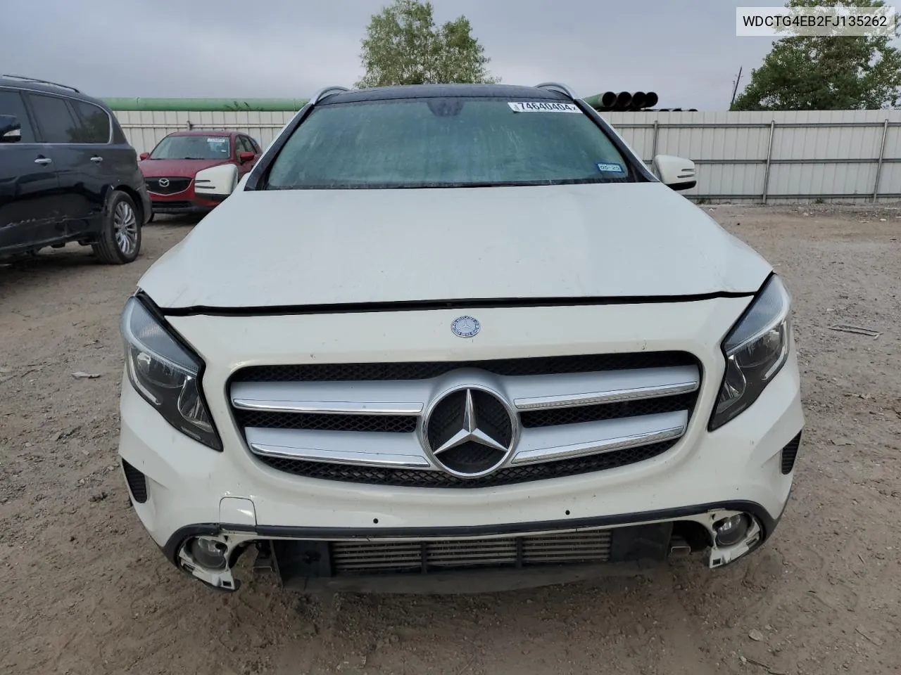 2015 Mercedes-Benz Gla 250 VIN: WDCTG4EB2FJ135262 Lot: 74640404