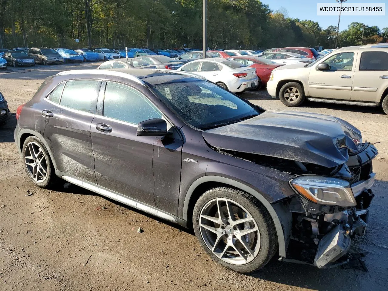 2015 Mercedes-Benz Gla 45 Amg VIN: WDDTG5CB1FJ158455 Lot: 74842304