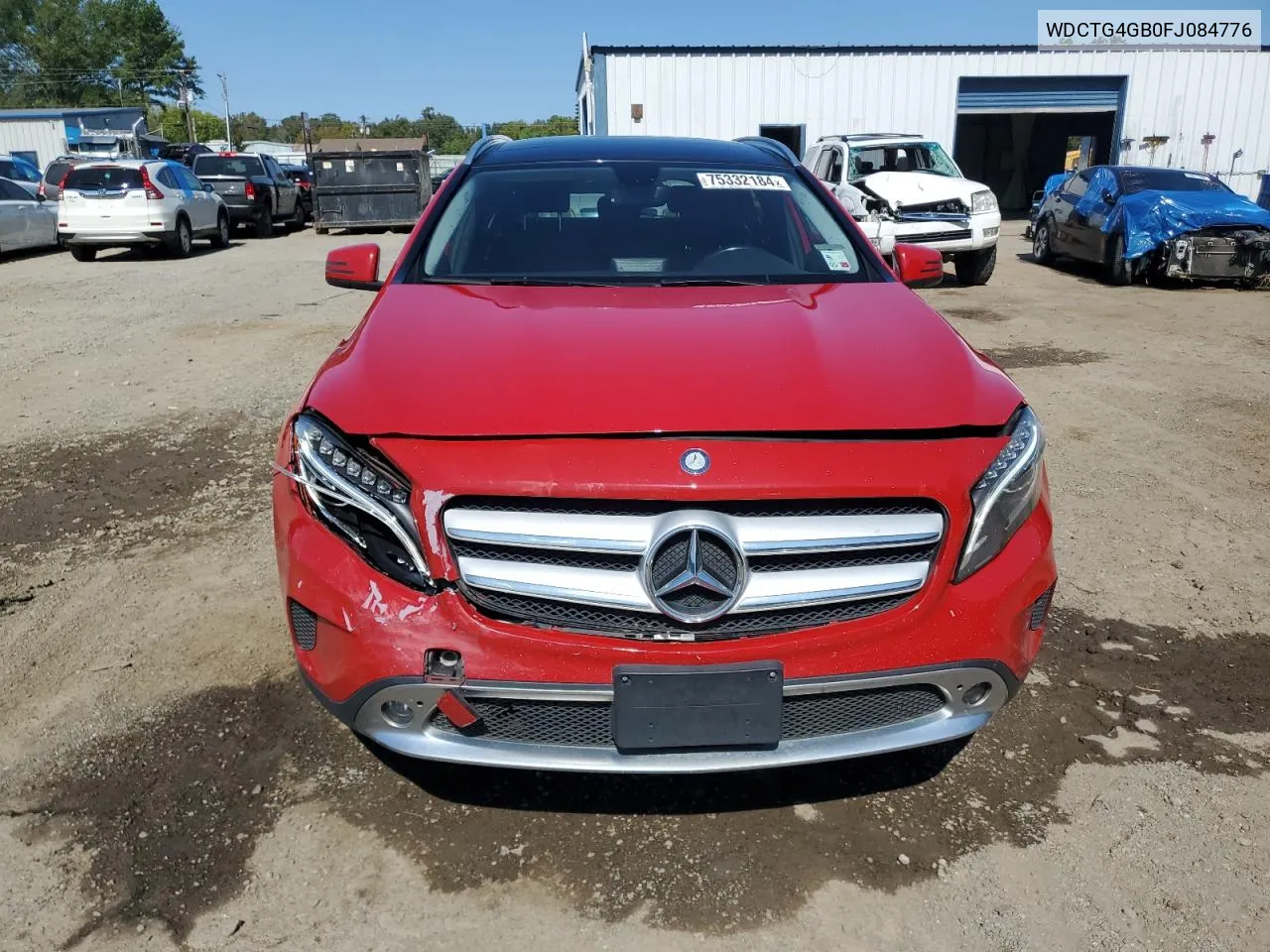 2015 Mercedes-Benz Gla 250 4Matic VIN: WDCTG4GB0FJ084776 Lot: 75332184