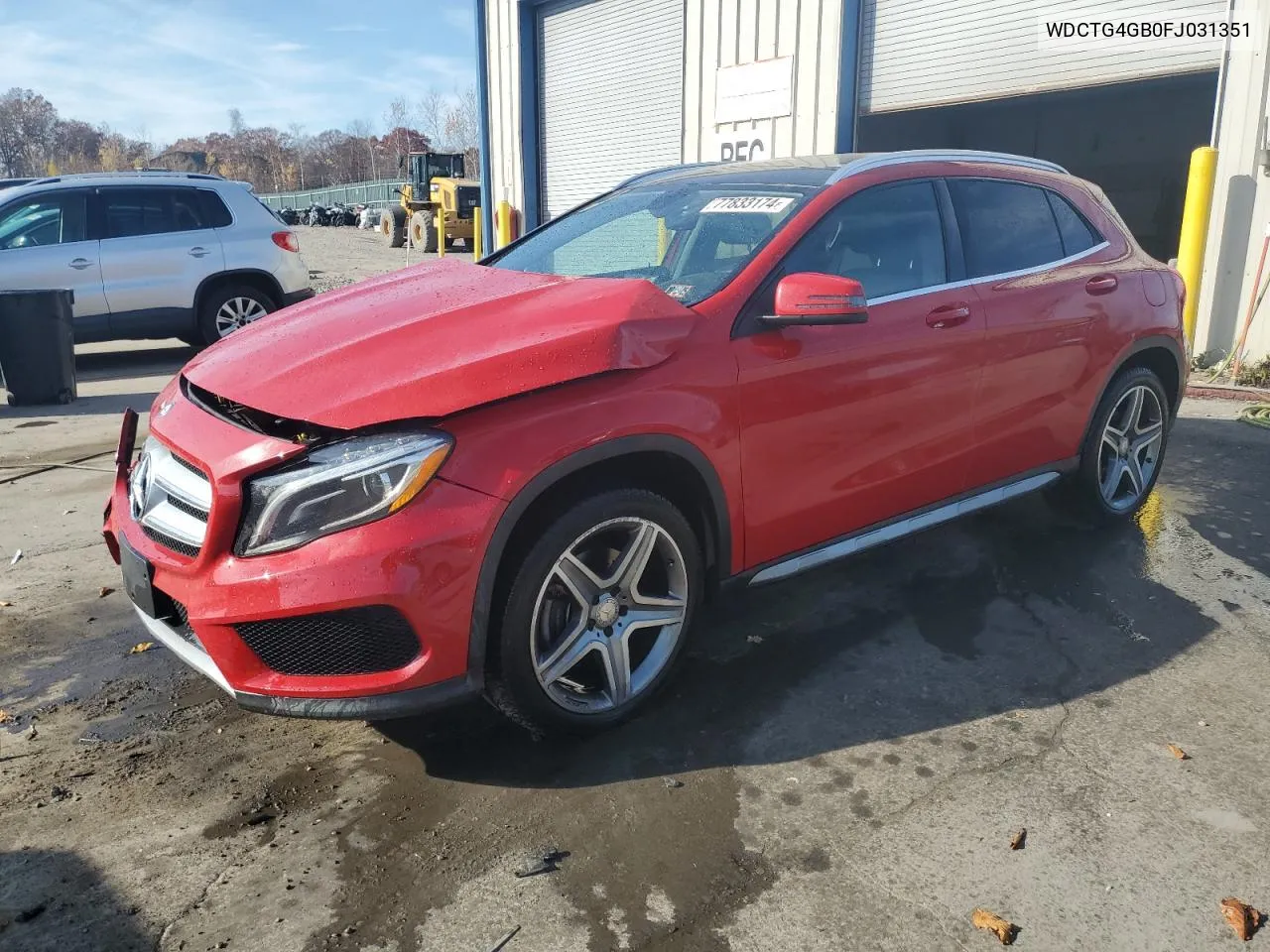 2015 Mercedes-Benz Gla 250 4Matic VIN: WDCTG4GB0FJ031351 Lot: 77833174