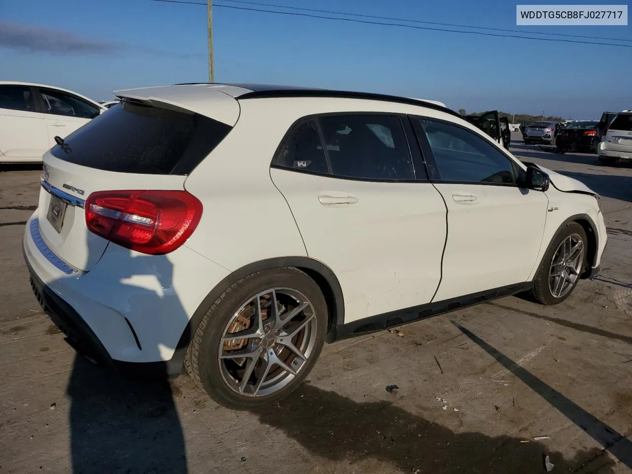 2015 Mercedes-Benz Gla 45 Amg VIN: WDDTG5CB8FJ027717 Lot: 78291244