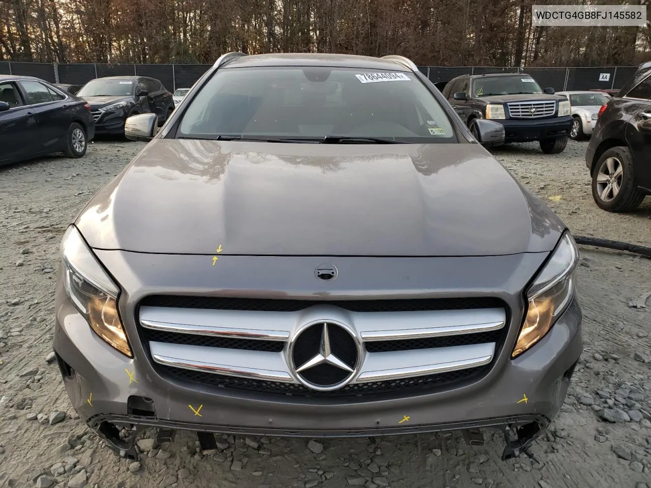 2015 Mercedes-Benz Gla 250 4Matic VIN: WDCTG4GB8FJ145582 Lot: 78644094