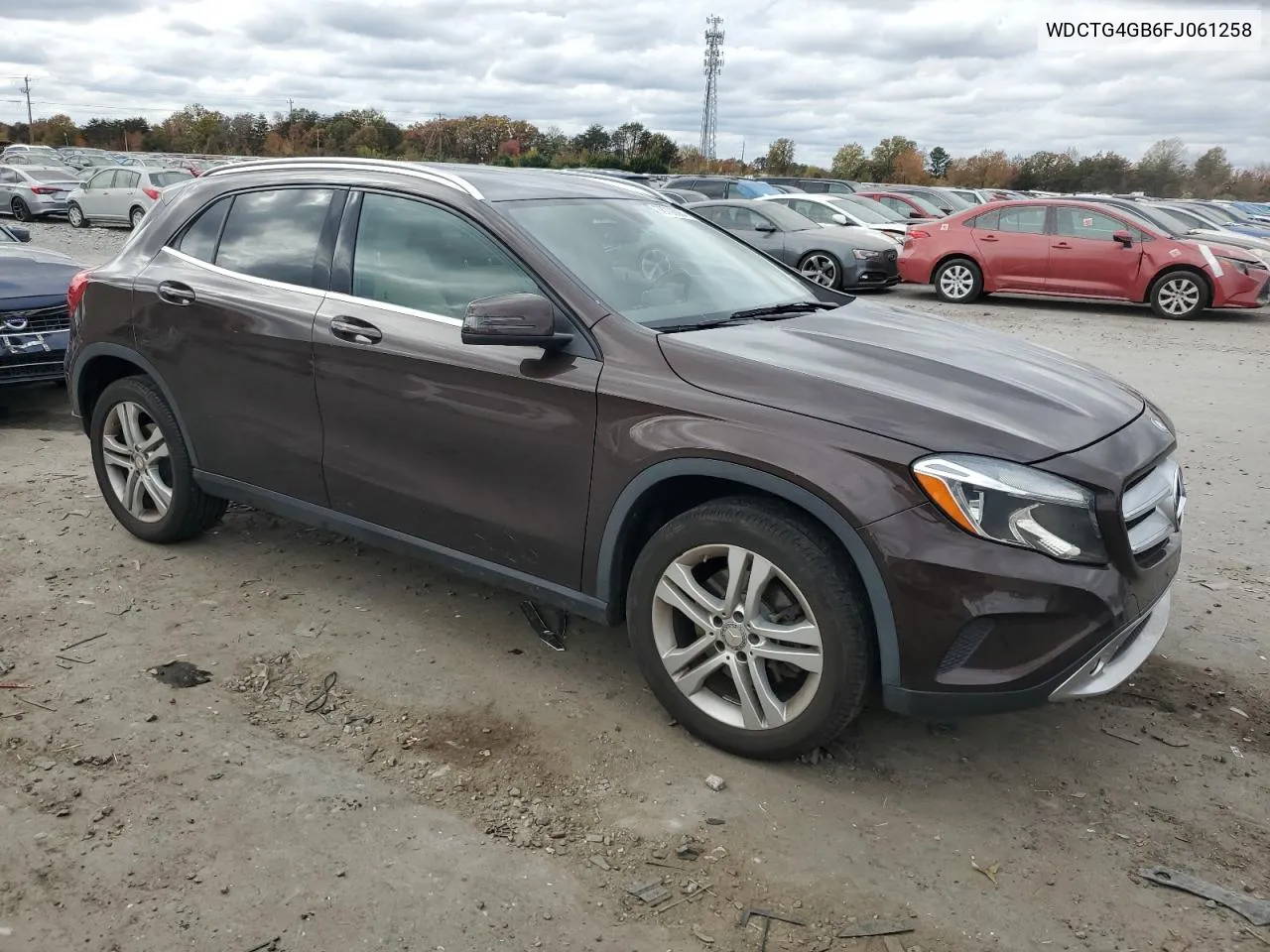 2015 Mercedes-Benz Gla 250 4Matic VIN: WDCTG4GB6FJ061258 Lot: 78708084