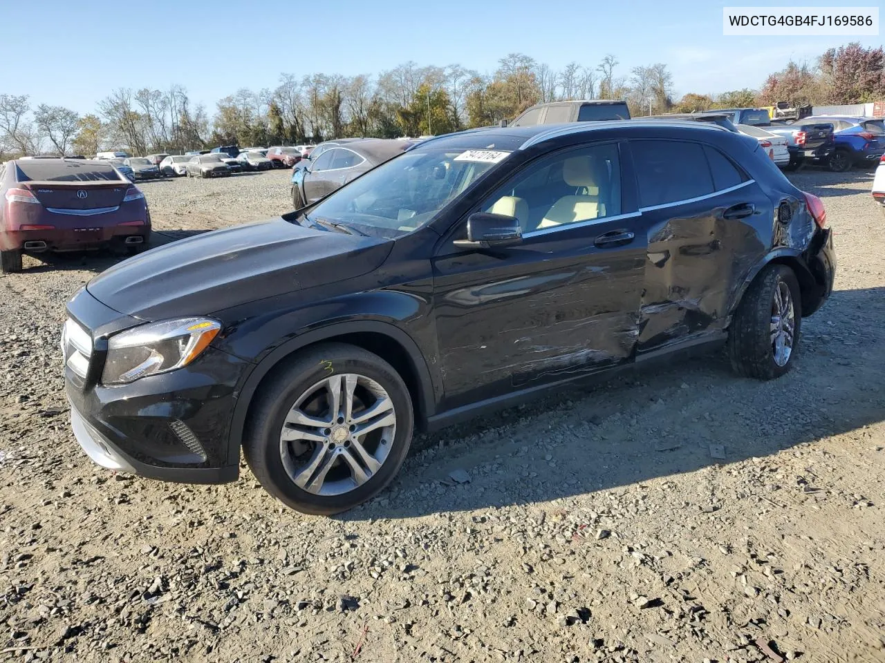 2015 Mercedes-Benz Gla 250 4Matic VIN: WDCTG4GB4FJ169586 Lot: 79470164