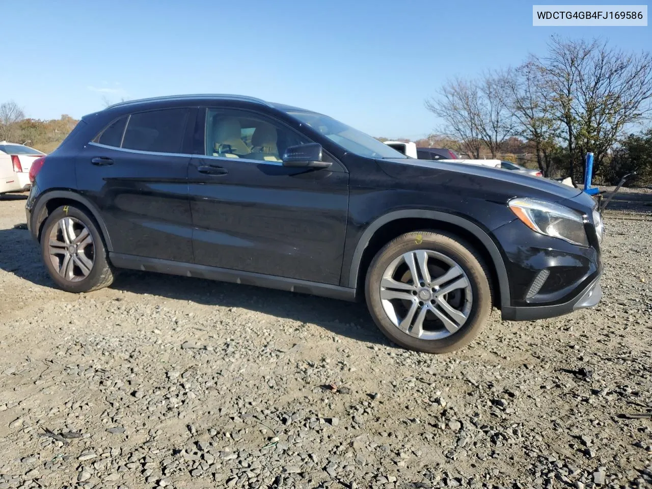 2015 Mercedes-Benz Gla 250 4Matic VIN: WDCTG4GB4FJ169586 Lot: 79470164