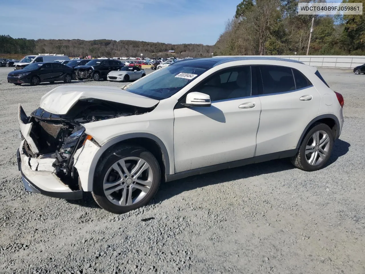 2015 Mercedes-Benz Gla 250 4Matic VIN: WDCTG4GB9FJ059861 Lot: 80038464