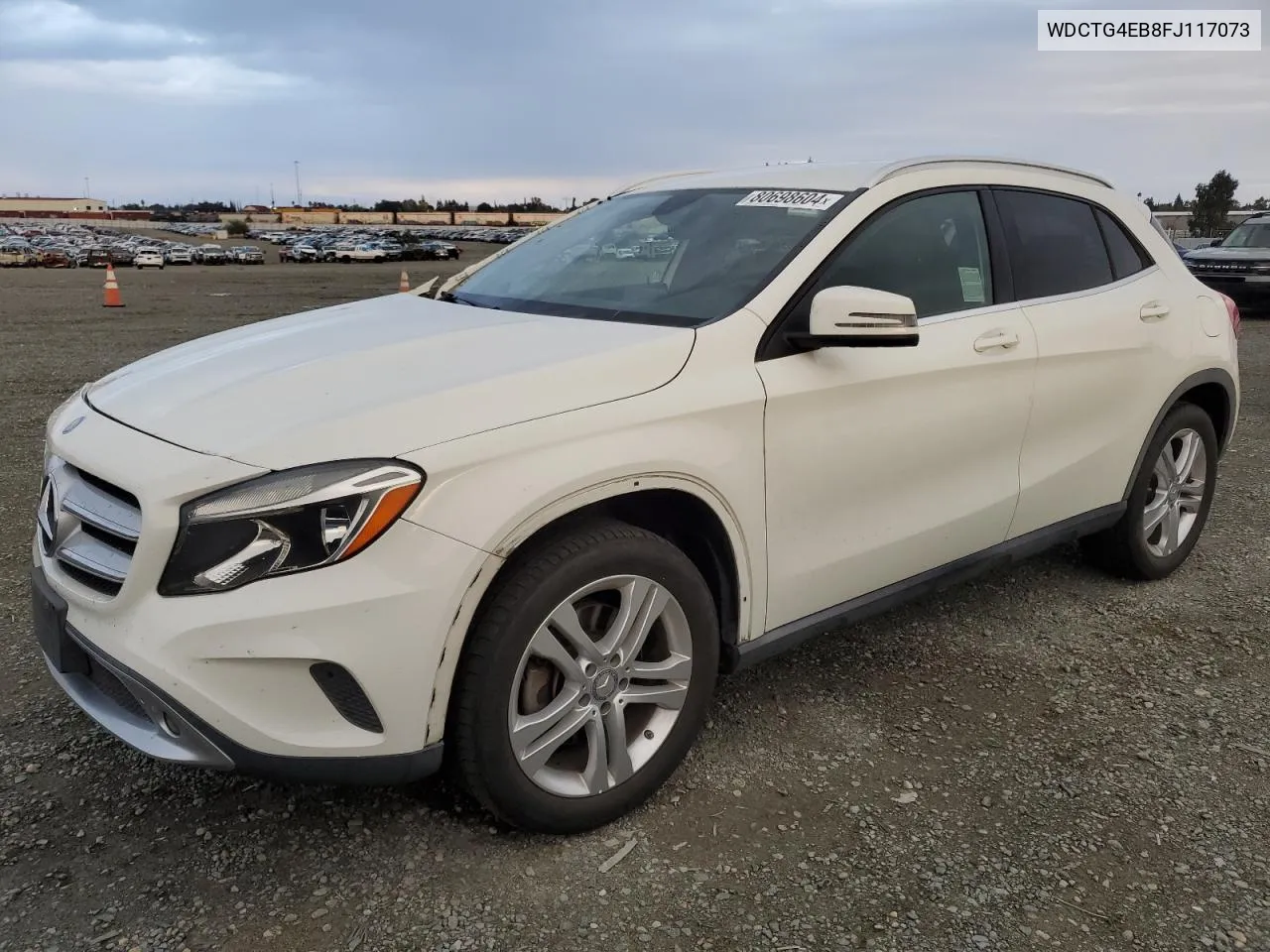 2015 Mercedes-Benz Gla 250 VIN: WDCTG4EB8FJ117073 Lot: 80698604