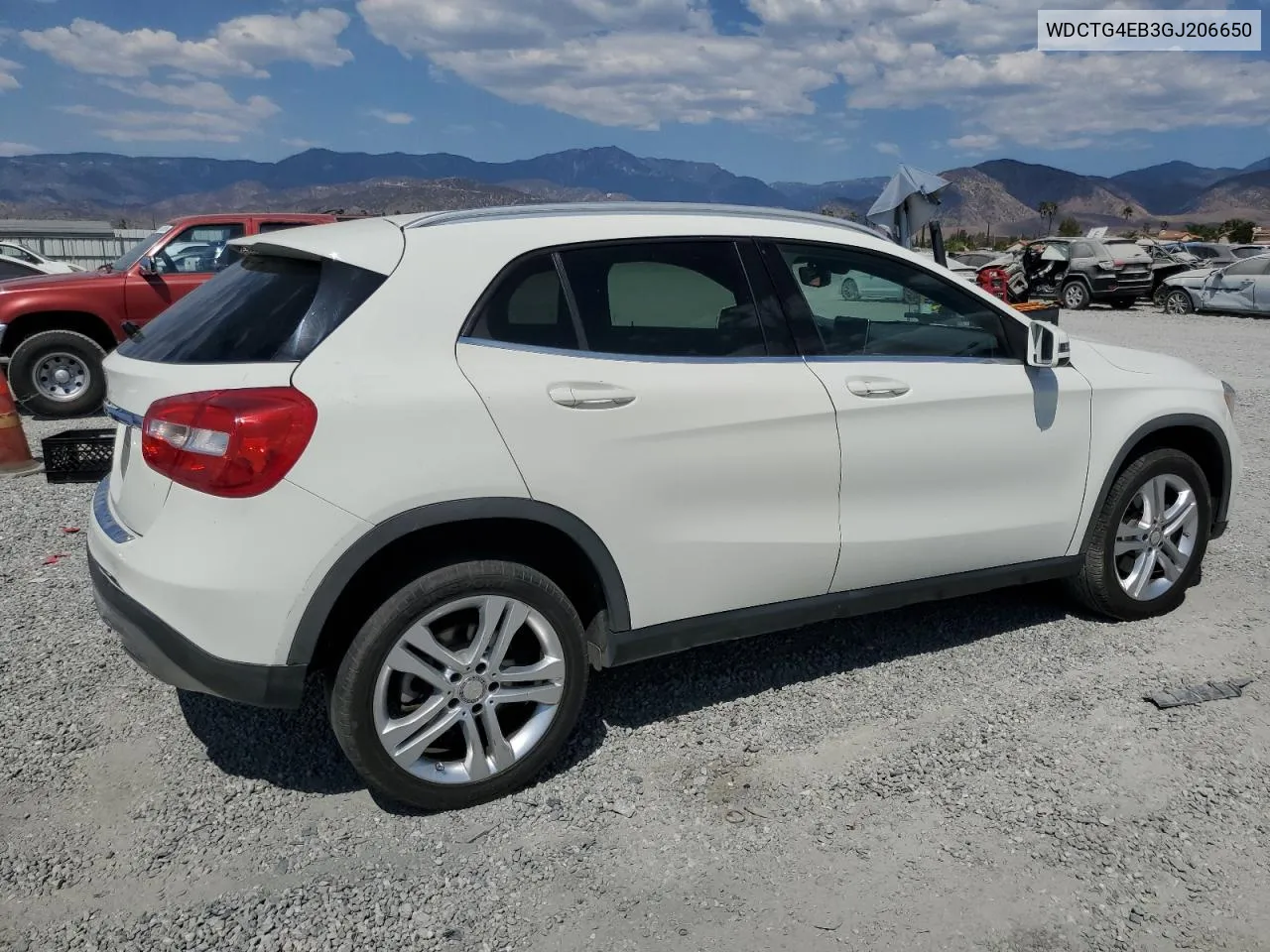 2016 Mercedes-Benz Gla 250 VIN: WDCTG4EB3GJ206650 Lot: 68090684