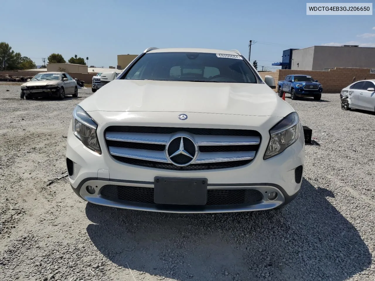 2016 Mercedes-Benz Gla 250 VIN: WDCTG4EB3GJ206650 Lot: 68090684