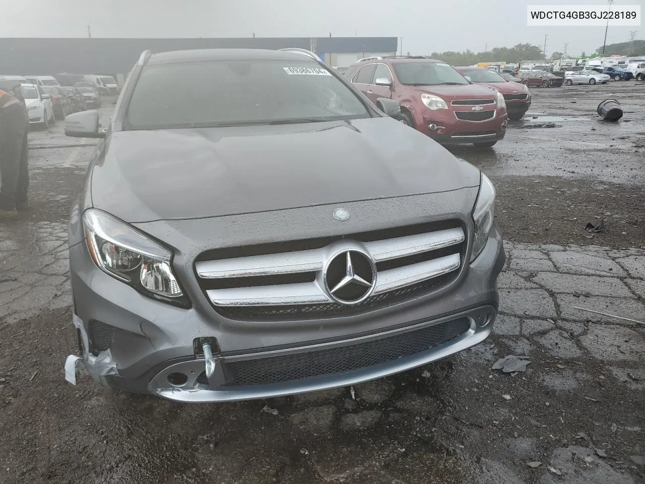 2016 Mercedes-Benz Gla 250 4Matic VIN: WDCTG4GB3GJ228189 Lot: 69386704