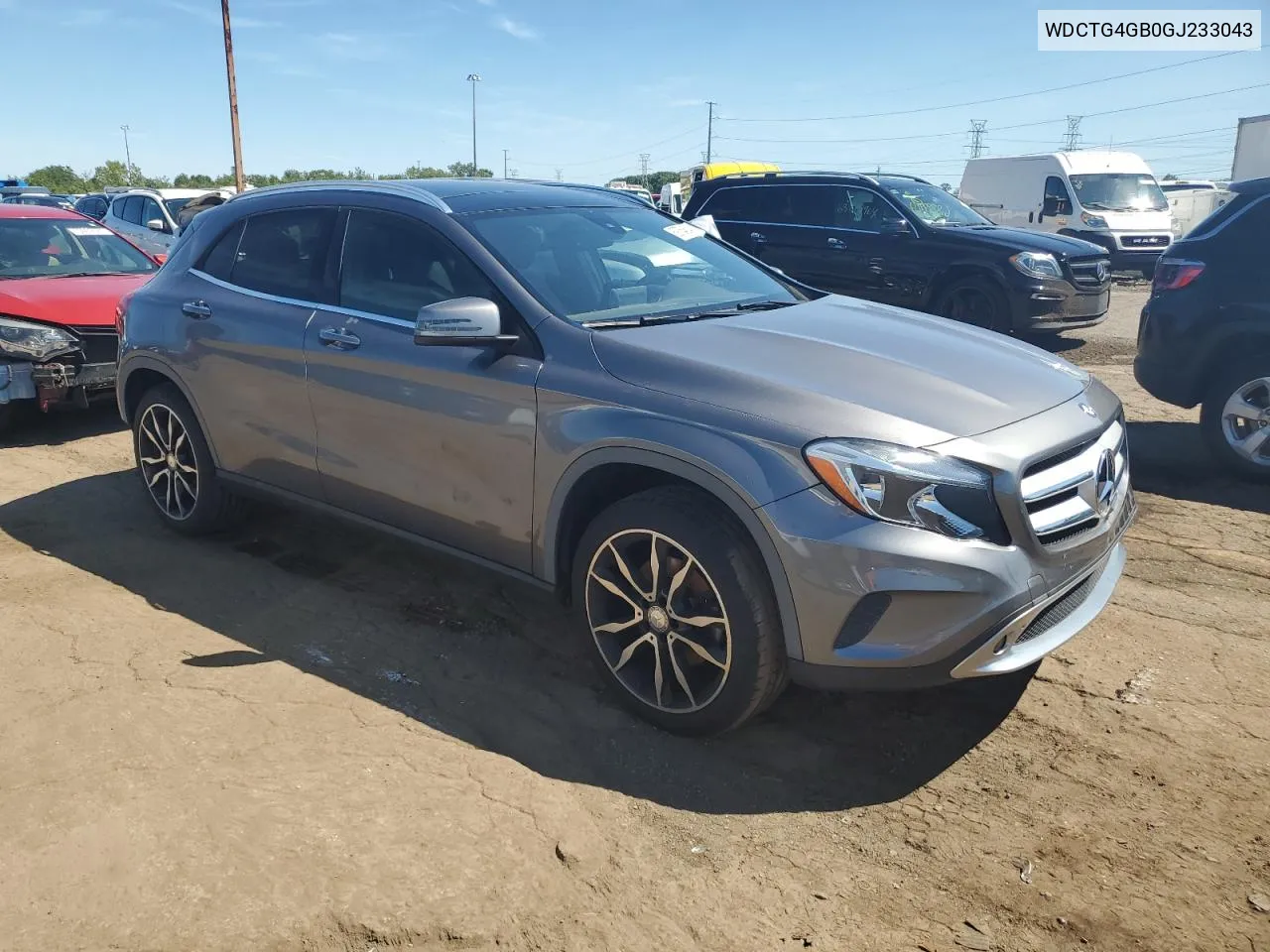 2016 Mercedes-Benz Gla 250 4Matic VIN: WDCTG4GB0GJ233043 Lot: 69754684