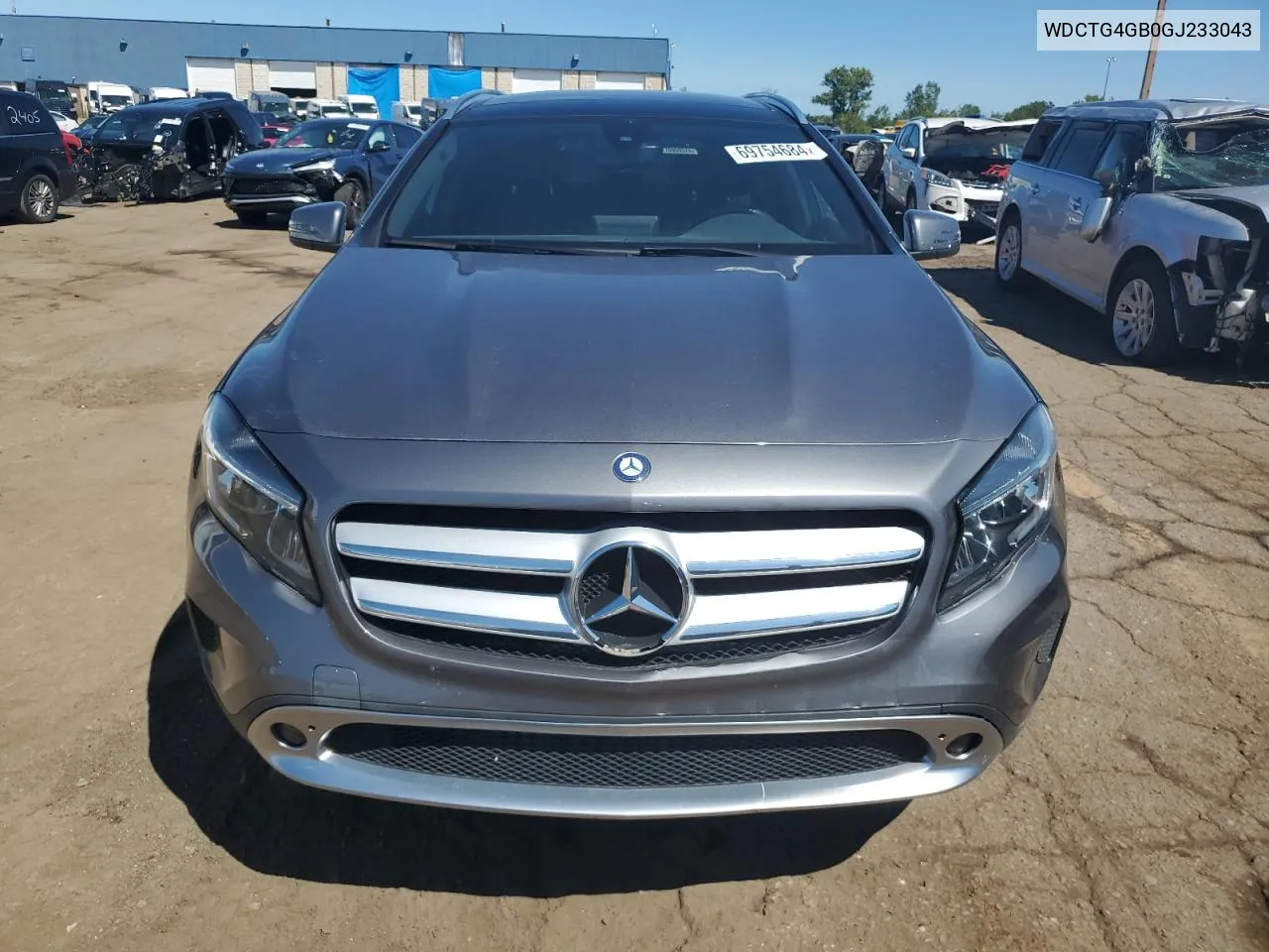 2016 Mercedes-Benz Gla 250 4Matic VIN: WDCTG4GB0GJ233043 Lot: 69754684