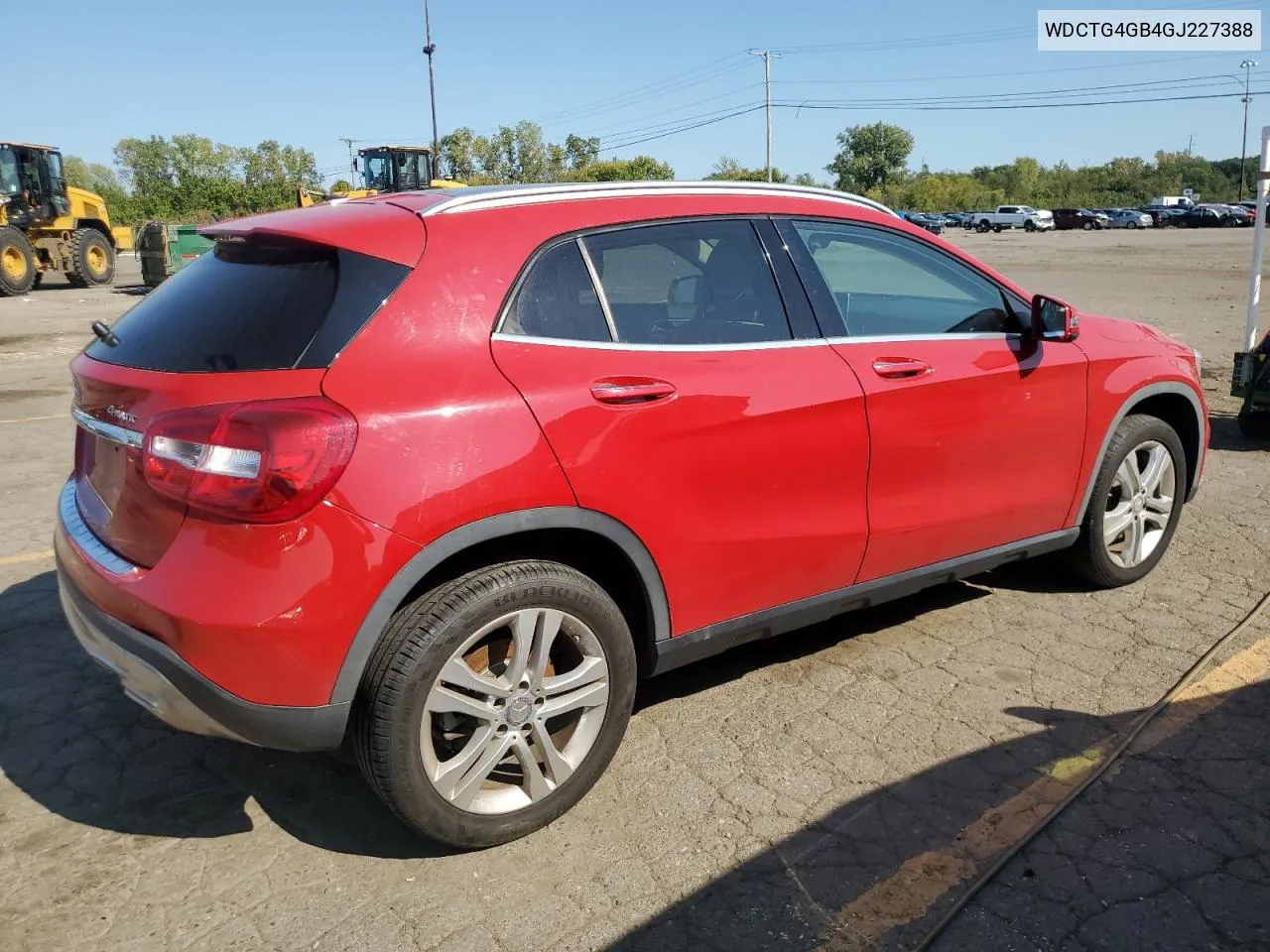 2016 Mercedes-Benz Gla 250 4Matic VIN: WDCTG4GB4GJ227388 Lot: 71433704