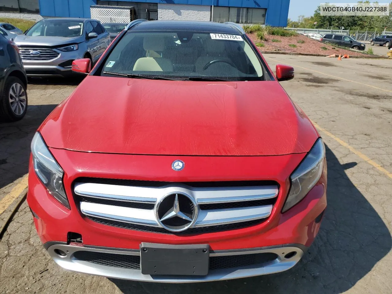 2016 Mercedes-Benz Gla 250 4Matic VIN: WDCTG4GB4GJ227388 Lot: 71433704