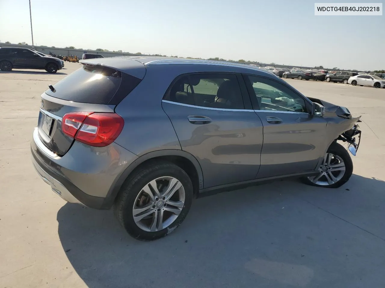 2016 Mercedes-Benz Gla 250 VIN: WDCTG4EB4GJ202218 Lot: 74857334