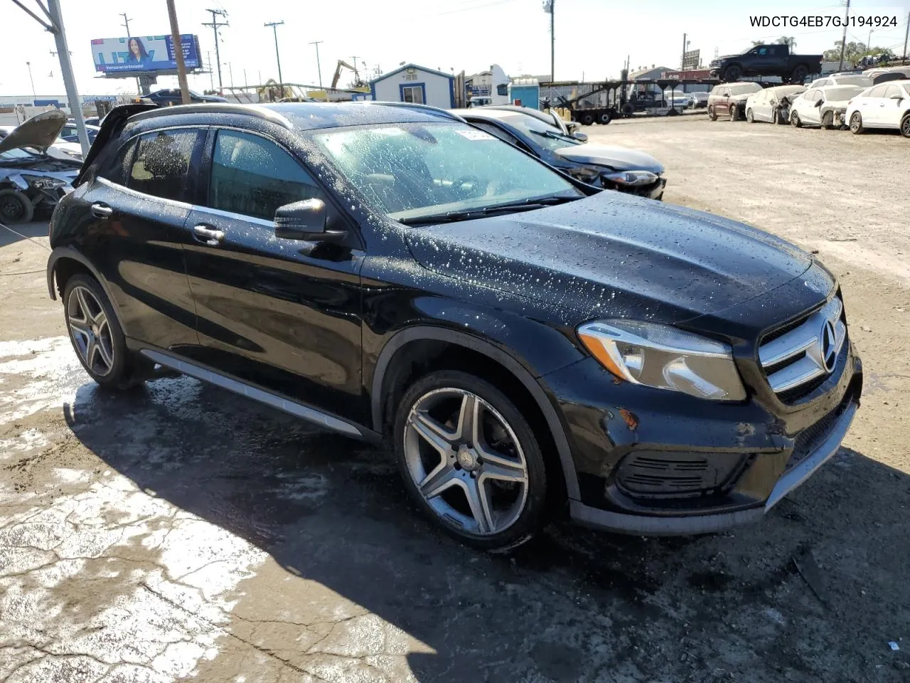 2016 Mercedes-Benz Gla 250 VIN: WDCTG4EB7GJ194924 Lot: 77471434